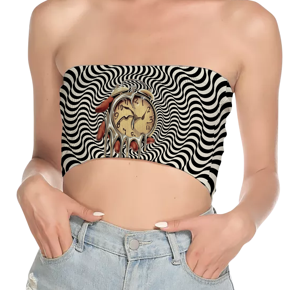 Time Is An Illusion All Over Print Women's Tube Top