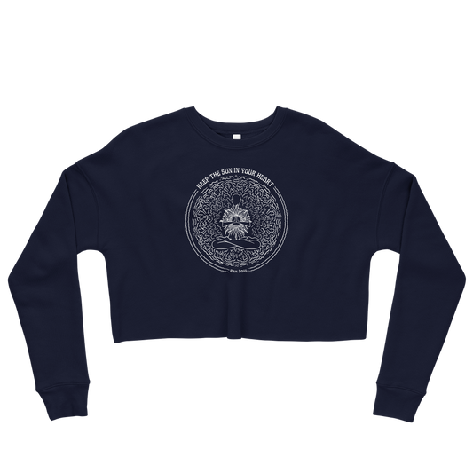 Ram Dass Graphic Crop Sweatshirt