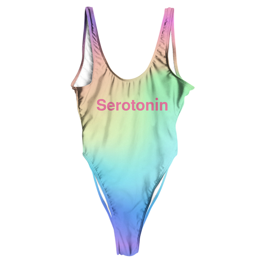 Serotonin All Over Print High Waist Swimsuit