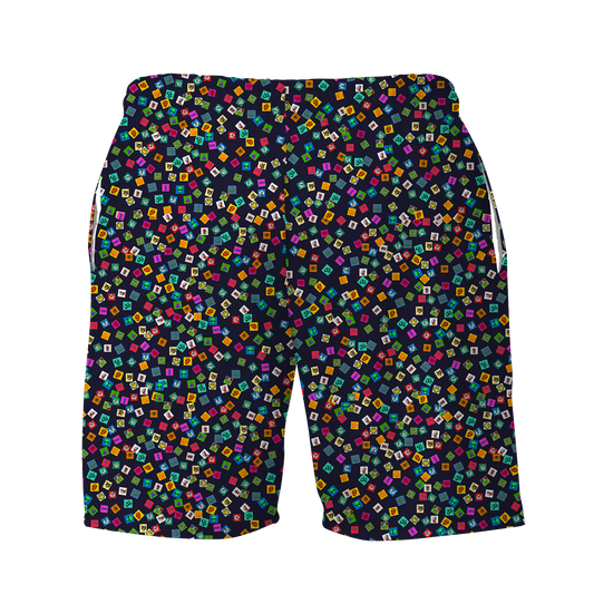 Tabs All Over Print Men's Shorts