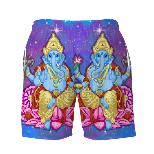 Pixel Ganesha All Over Print Men's Shorts