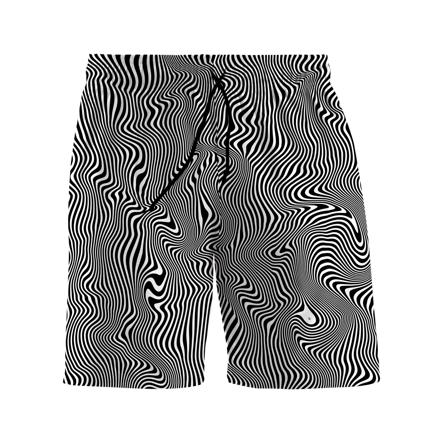 Trippy Wave All Over Print Men's Shorts