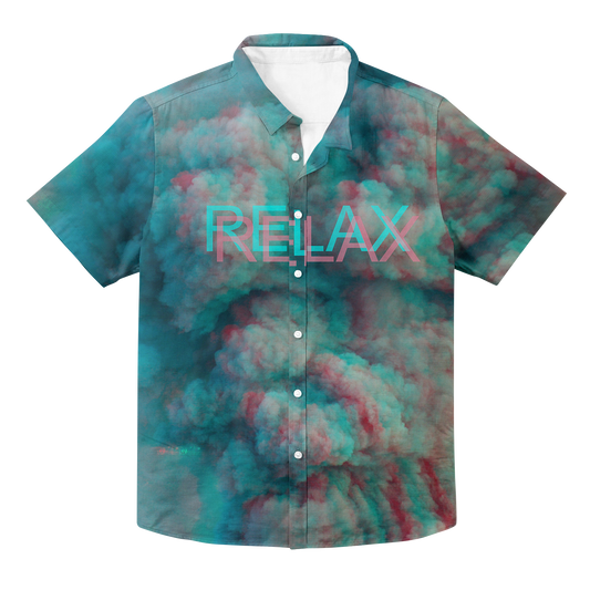 Relax All Over Print Hawaiian Button Up