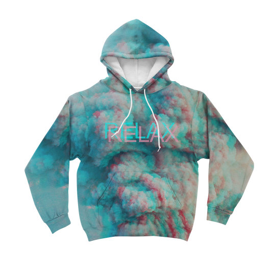 Relax All Over Print Unisex Hoodie