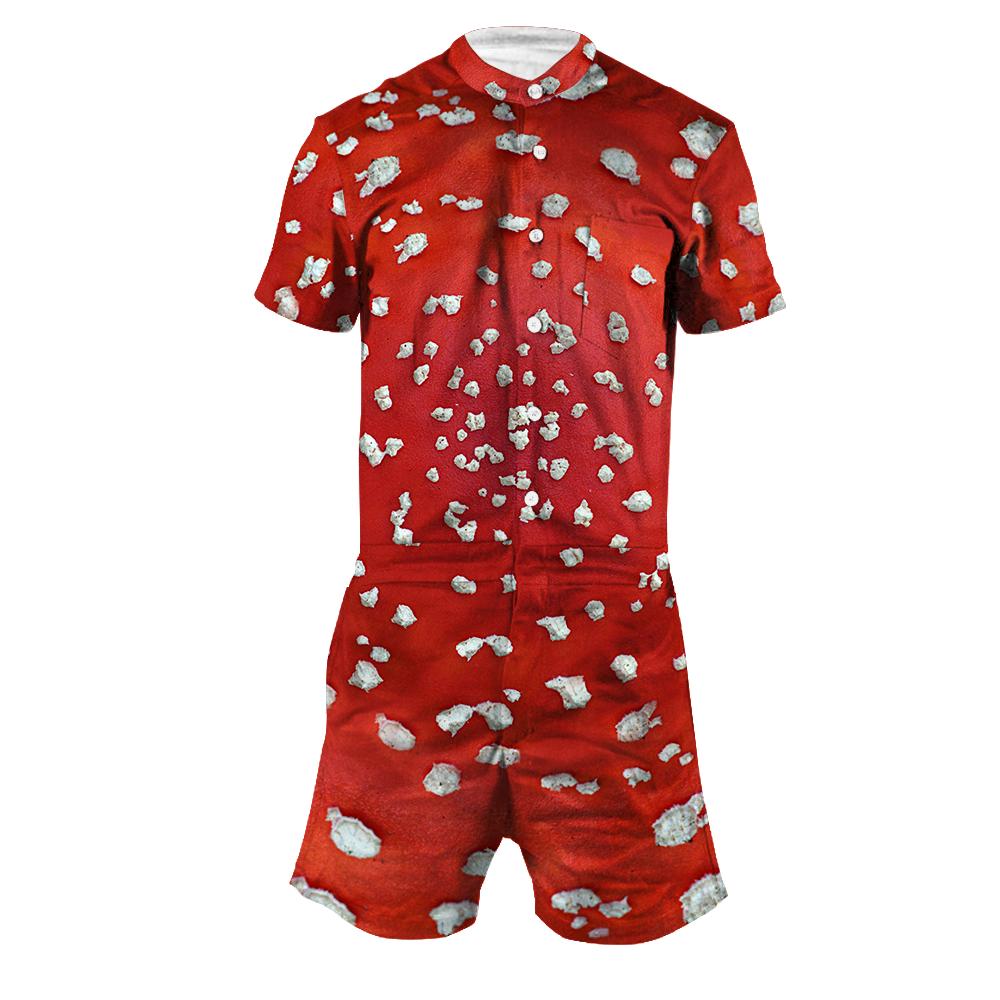 Fly Agaric - Amanita All Over Print Romper