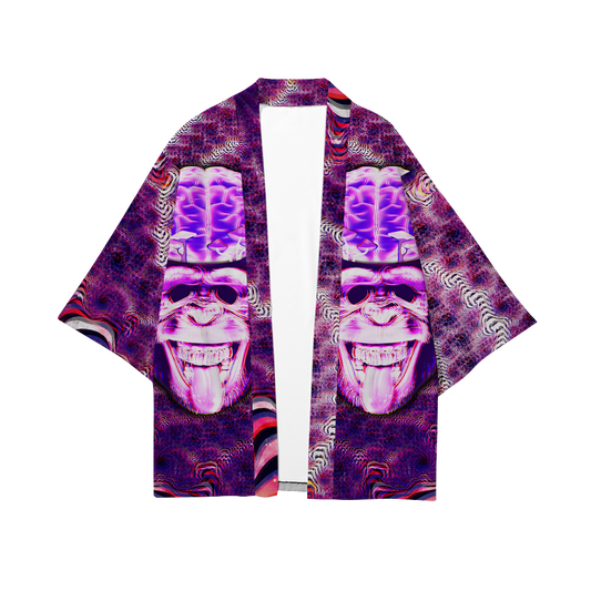 Ston~ Ape Brain All Over Print Short Coat