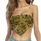 Cann~ Buds All Over Print Triangle Tube Top
