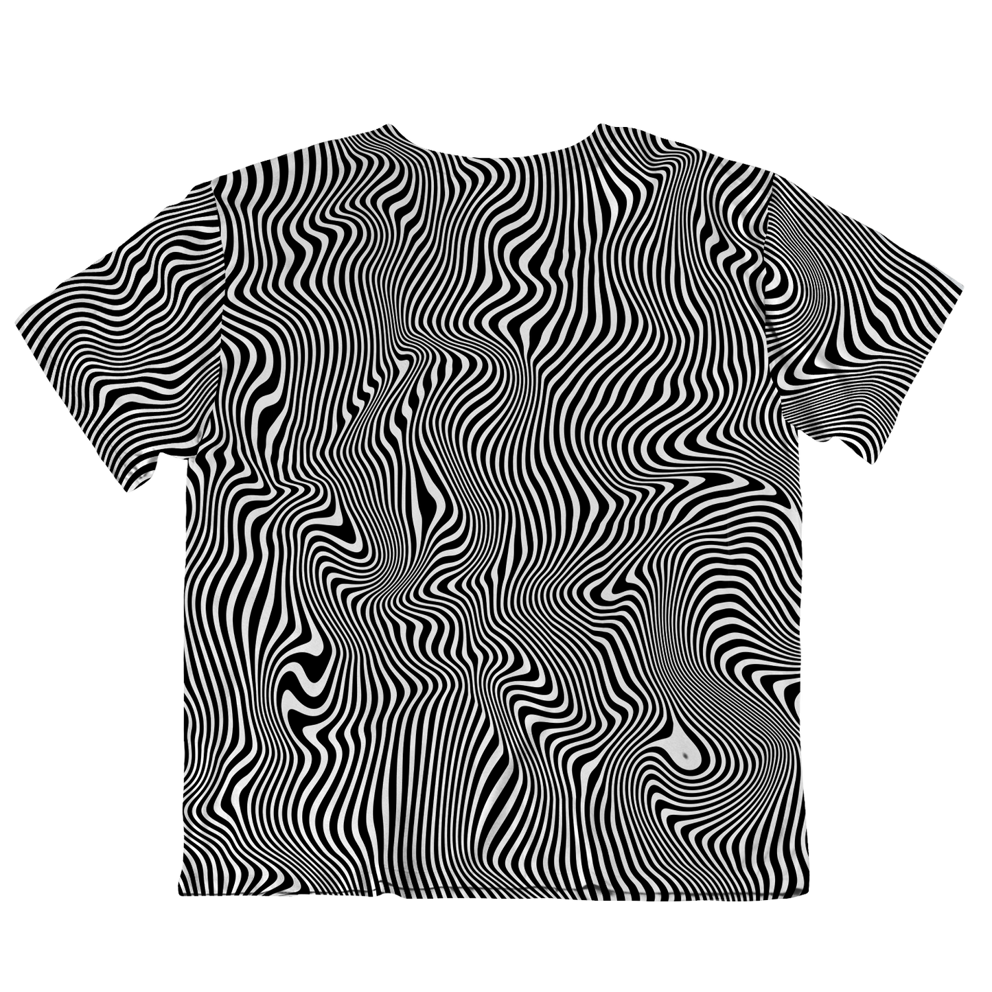 Trippy Wave All Over Print Oversized Tee