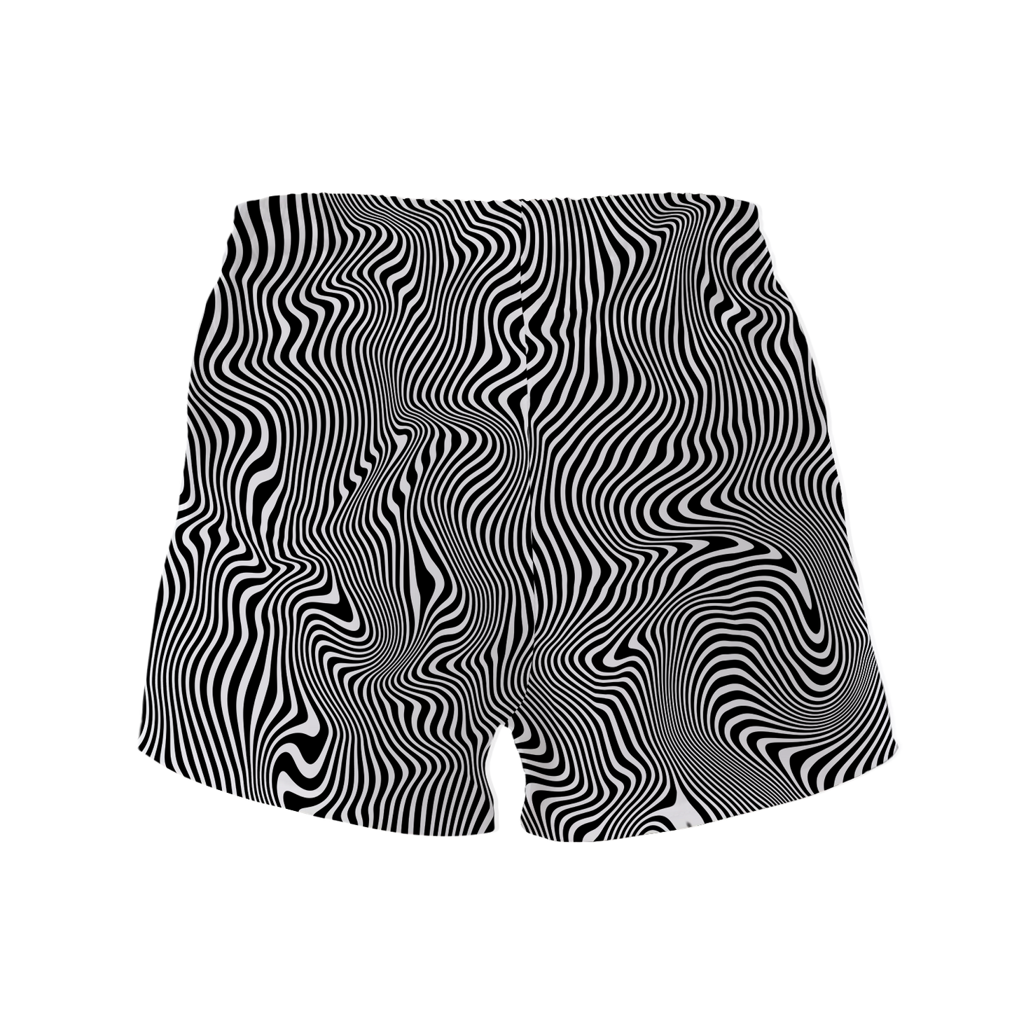 Trippy Wave All Over Print Women's Shorts