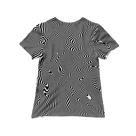 Trippy Wave All Over Print Women's Tee