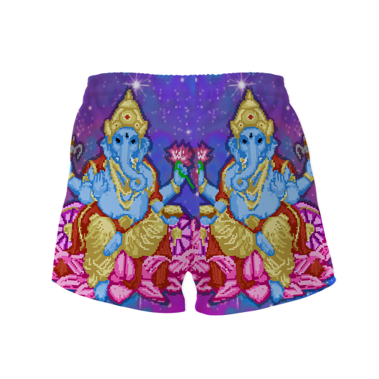 Pixel Ganesha All Over Print Women's Shorts