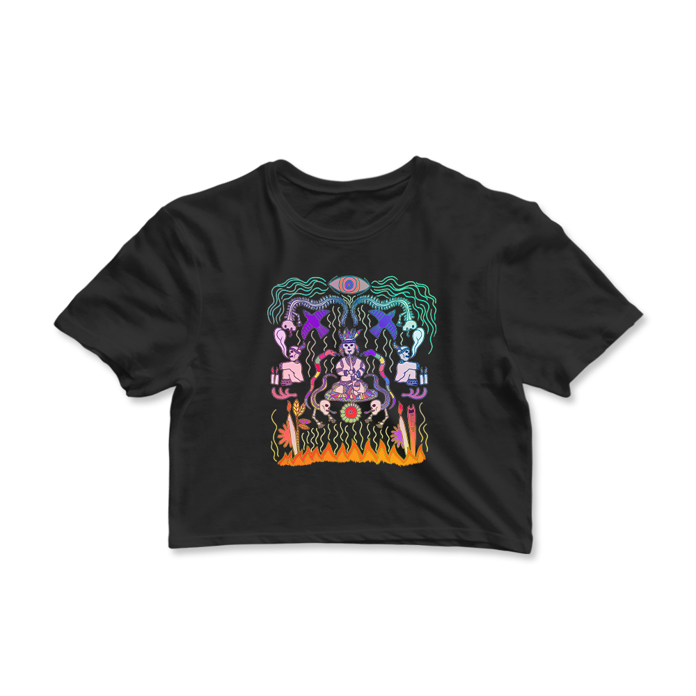 Realm Beyond Materials Graphic Crop Tee