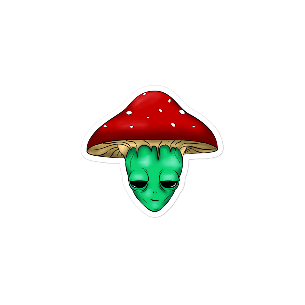 Mushroom Head Sticker