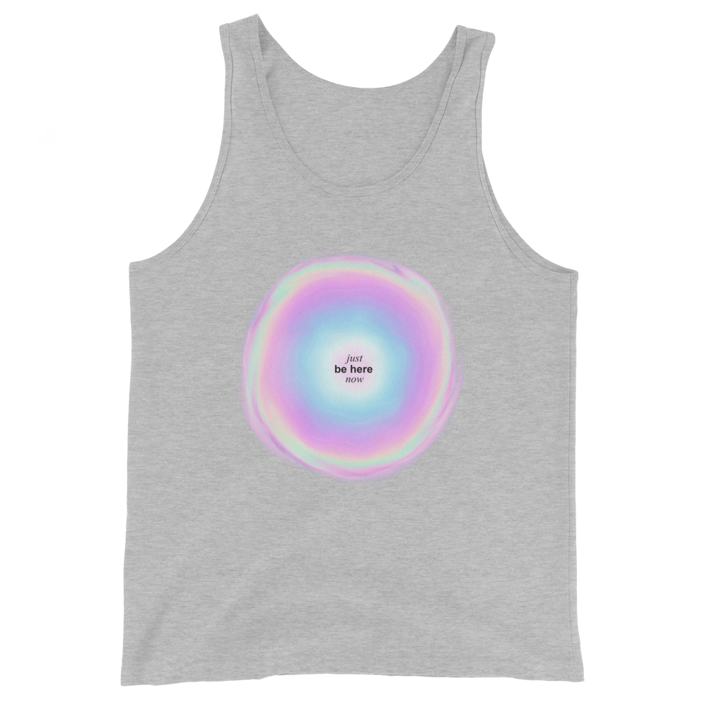 Just Be Here Now Graphic Tank Top