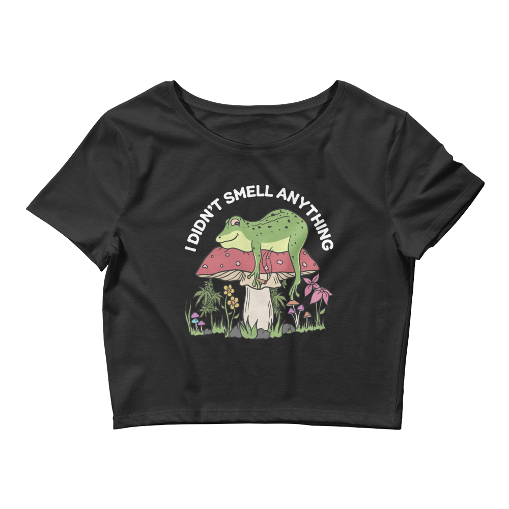 I Didn't Smell Anything Graphic Crop Tee