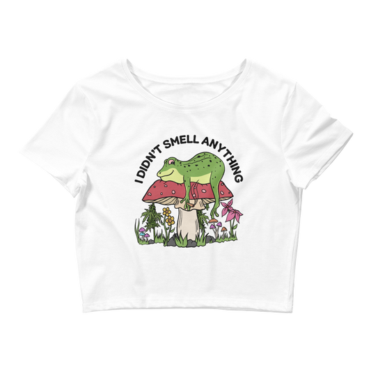 I Didn't Smell Anything Graphic Crop Tee