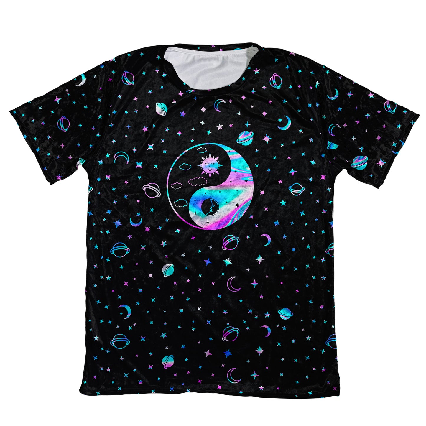 Yinyang Galaxy Velvet Unisex Tee