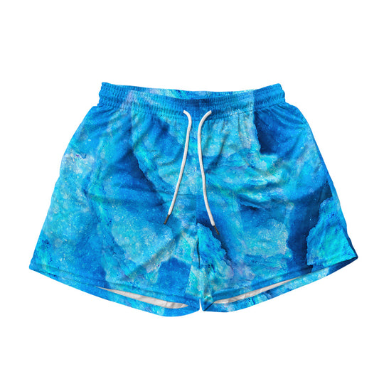 Aragonite All Over Print Men's Mesh Shorts