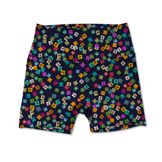 Tabs Allover Print Women's Active Shorts