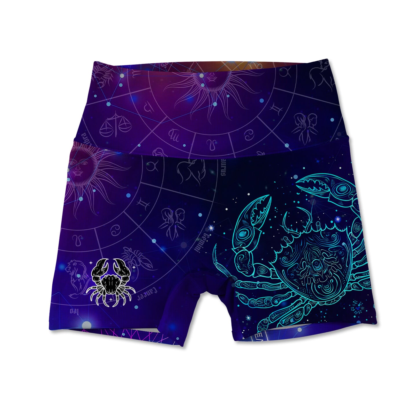 Cancer Allover Print Women's Active Shorts