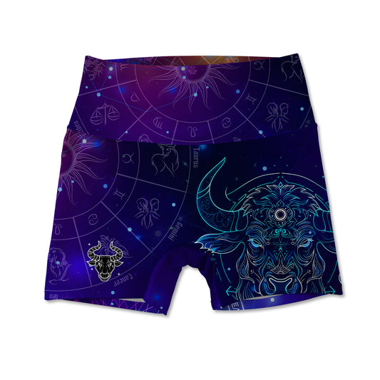 Taurus Allover Print Women's Active Shorts