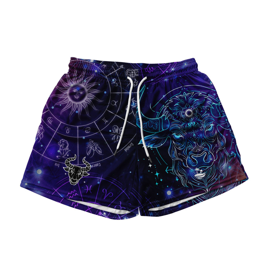 Taurus All Over Print Men's Mesh Shorts