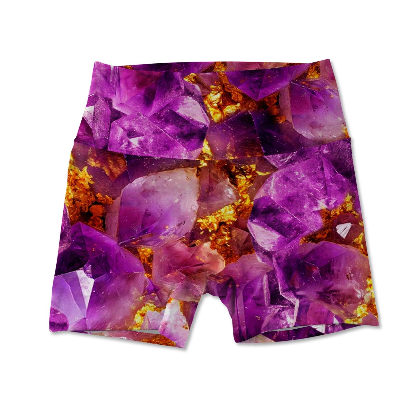 Amethyst and Gold Women's Active Shorts