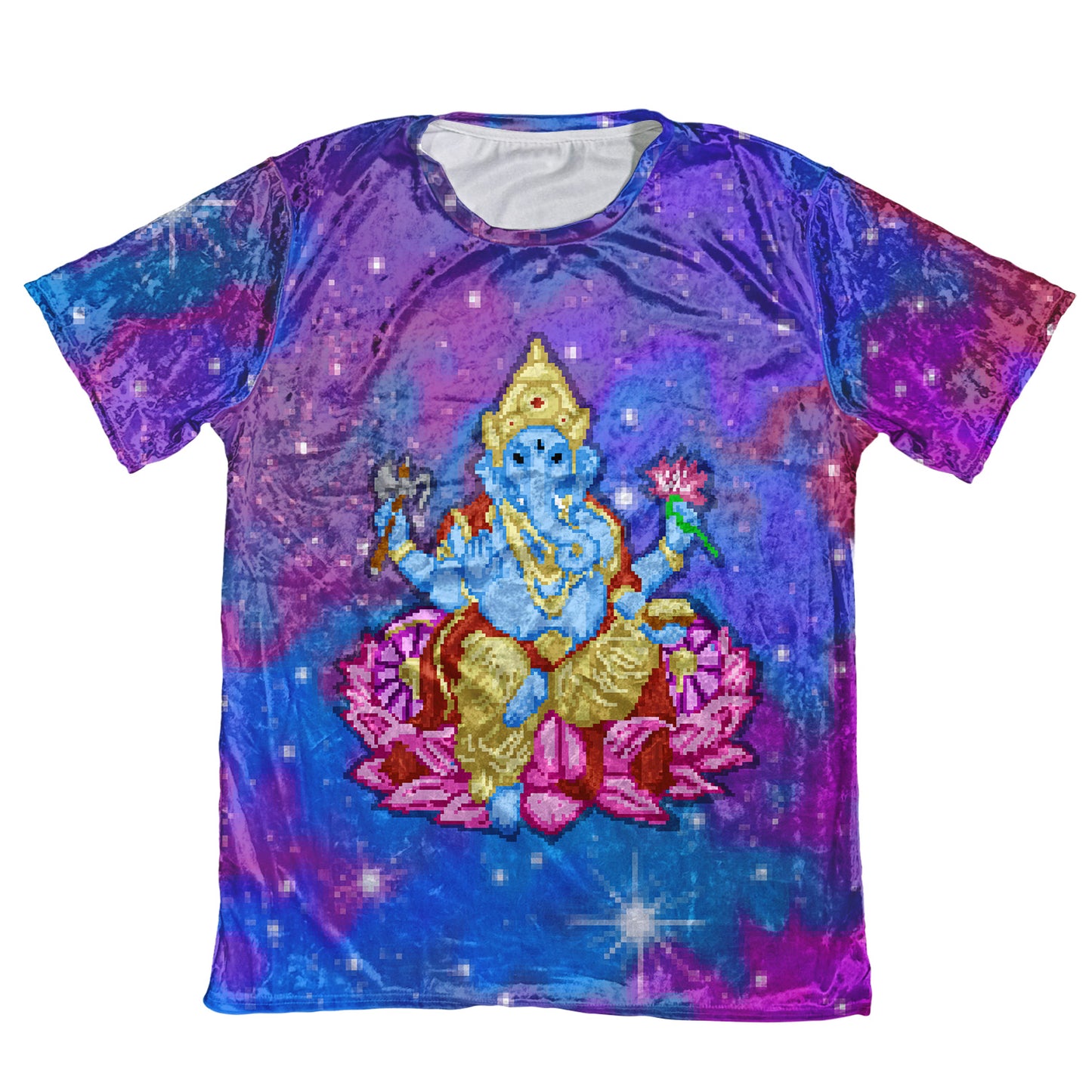 Pixel Ganesha Velvet Unisex Tee