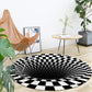 Black Hole Foldable Round Mat