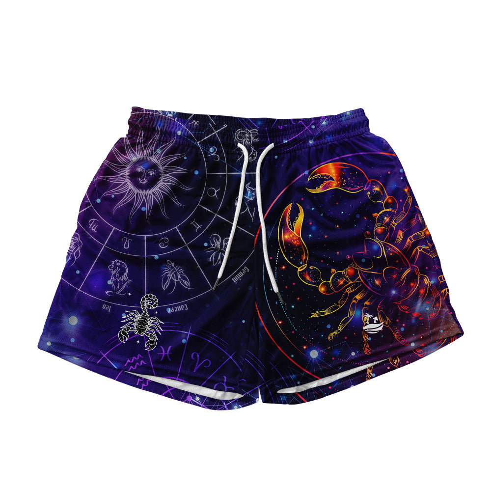 Scorpio All Over Print Men's Mesh Shorts