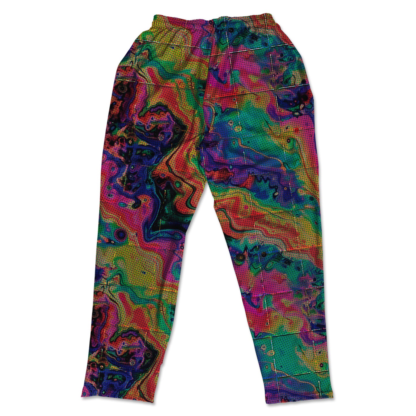 Acid Melt All Over Print Muscle Pants