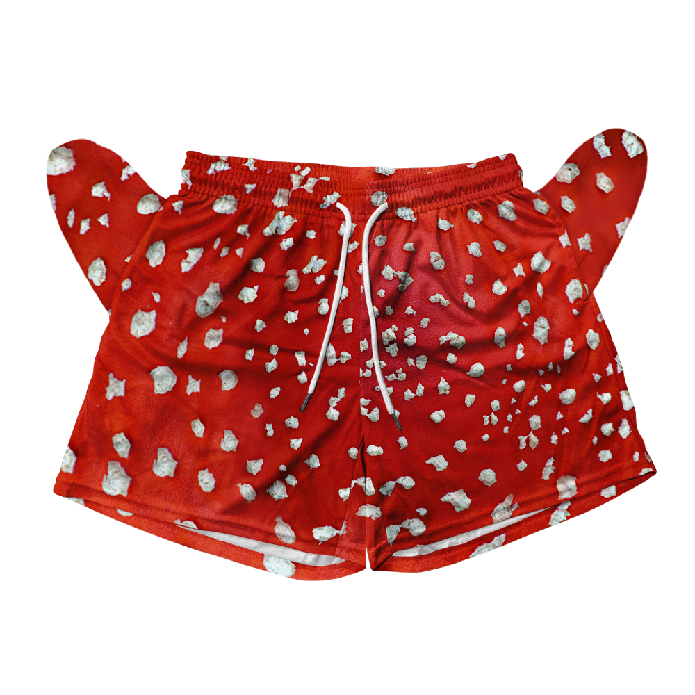 Amanita All Over Print Men's Mesh Shorts