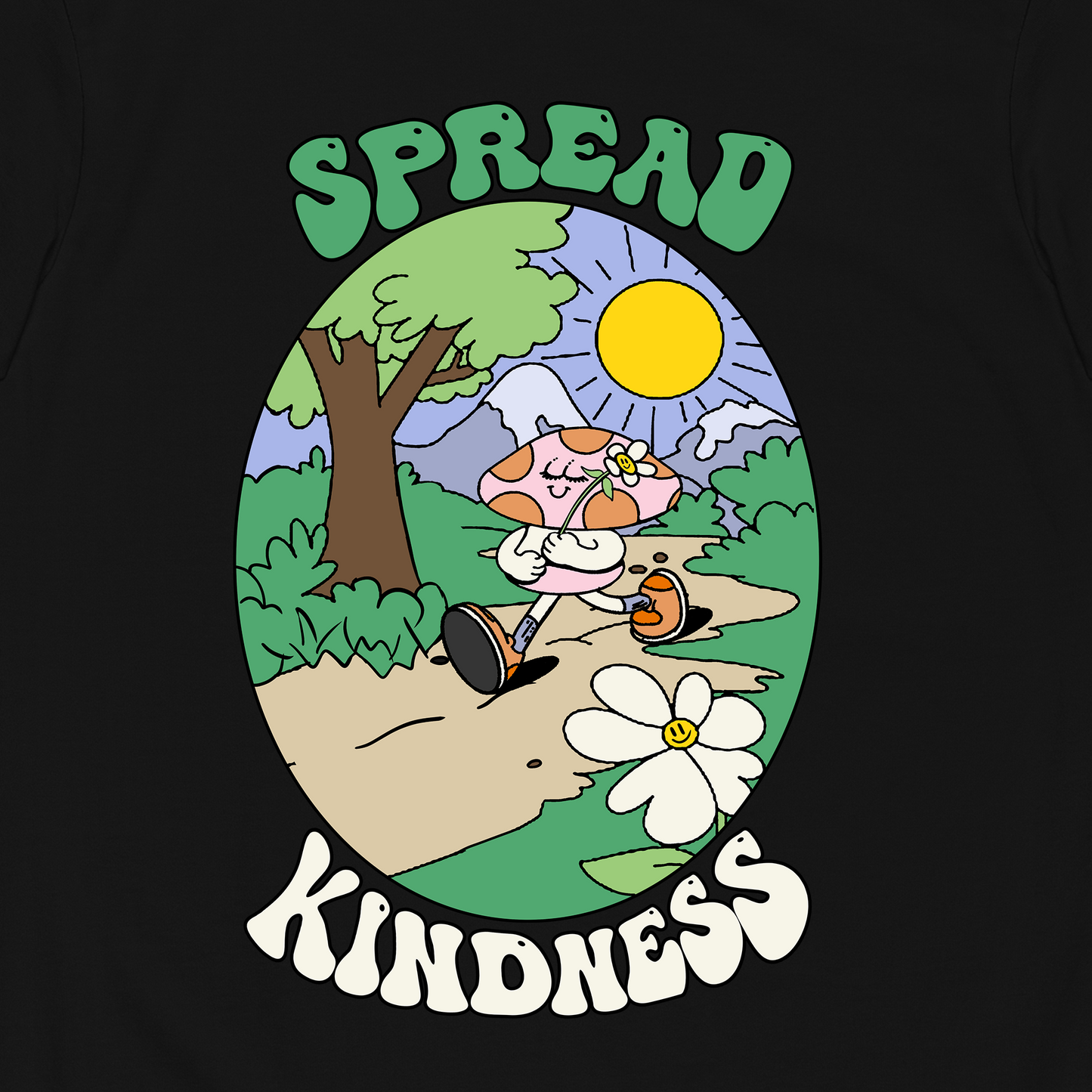 Spread Kindness Graphic Long Sleeve Tee