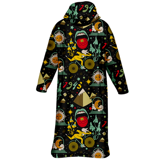 Bicycle Day Pattern All Over Print Cloak