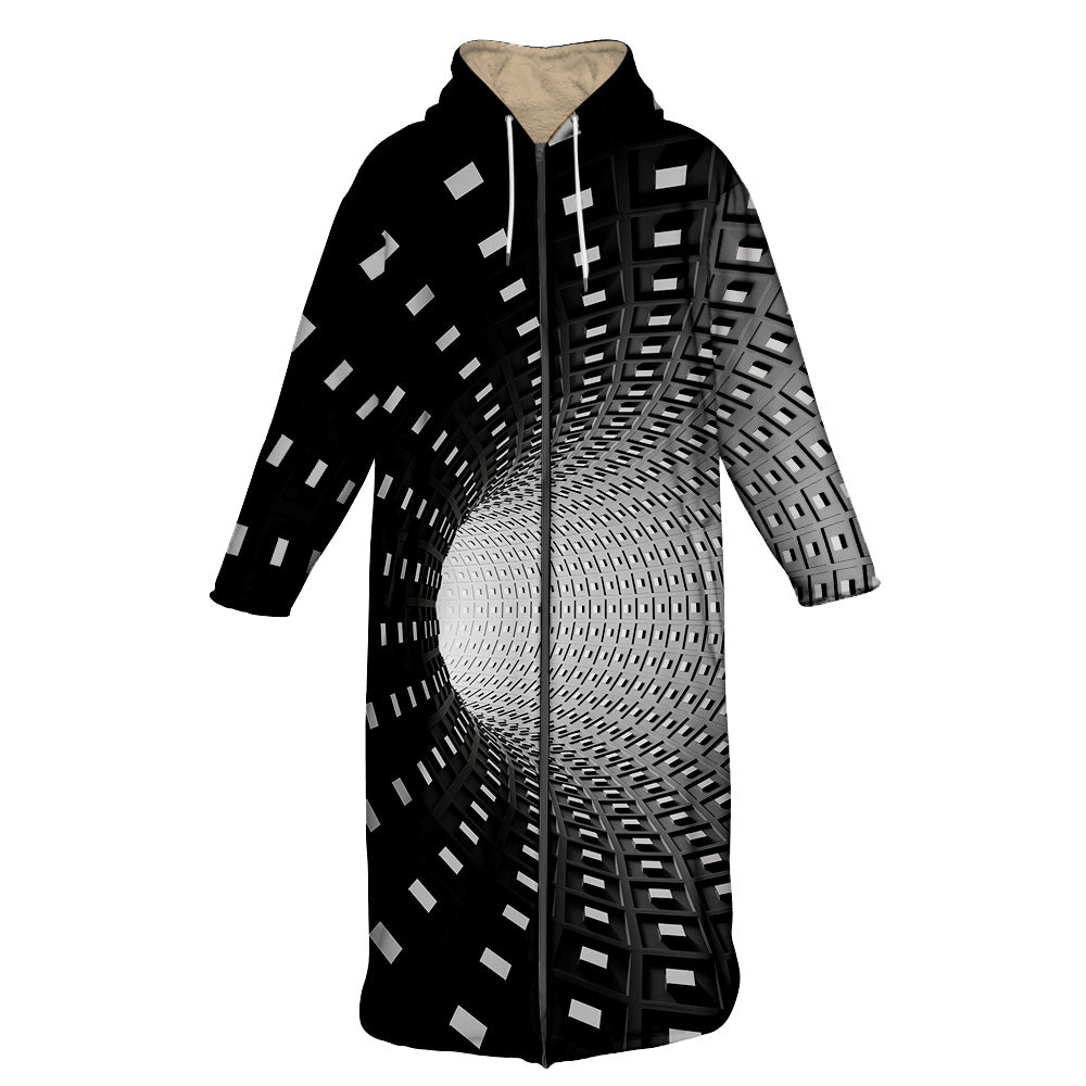 Optical Illusion All Over Print Cloak