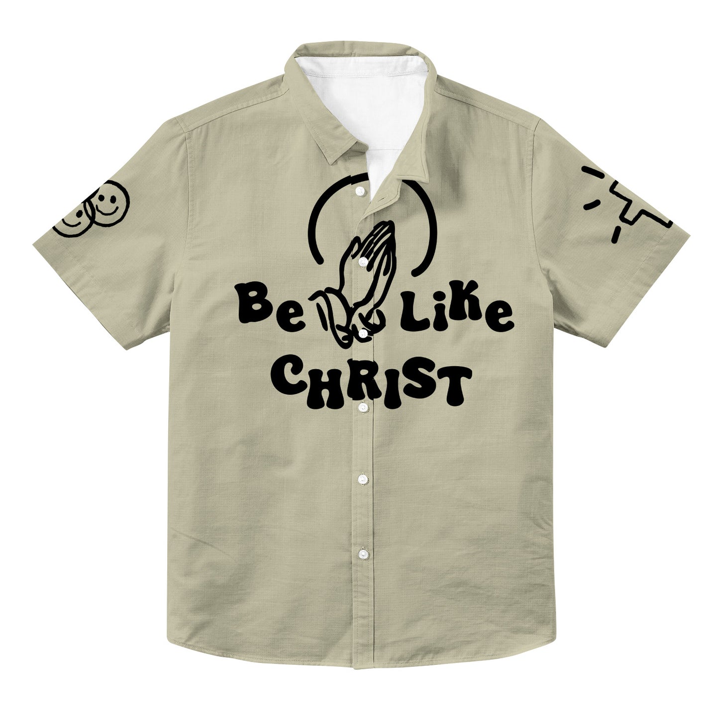 Be Like Christ All Over Print Hawaiian Button Up