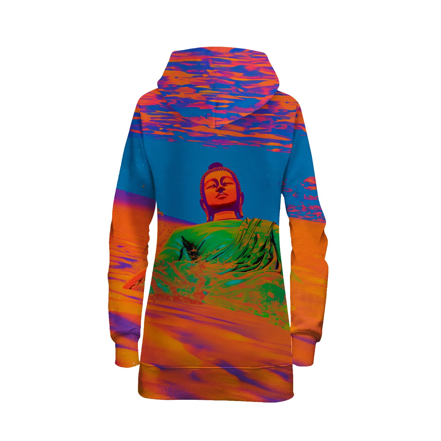 Nothing All Over Print Hoodie Dress