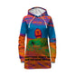 Nothing All Over Print Hoodie Dress