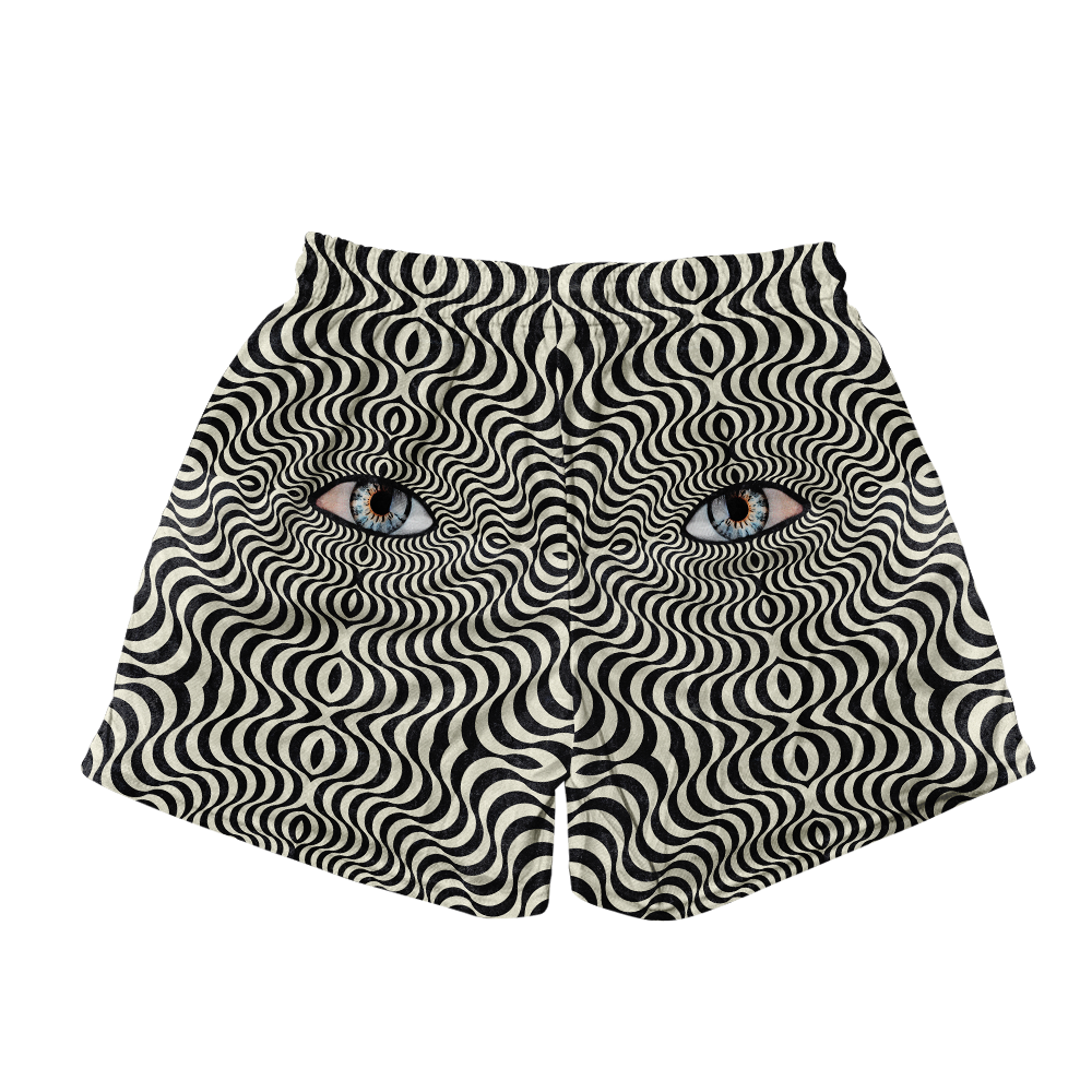 Hypnotic Eye All Over Print Men's Mesh Shorts