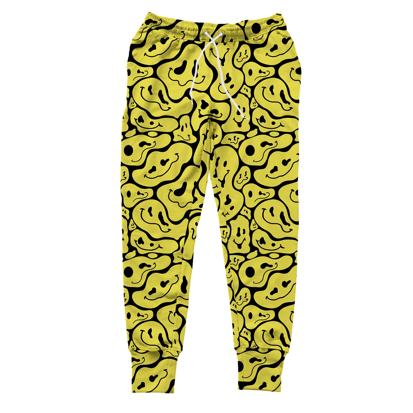 Trippy Smiley Faces All Over Print Unisex Joggers