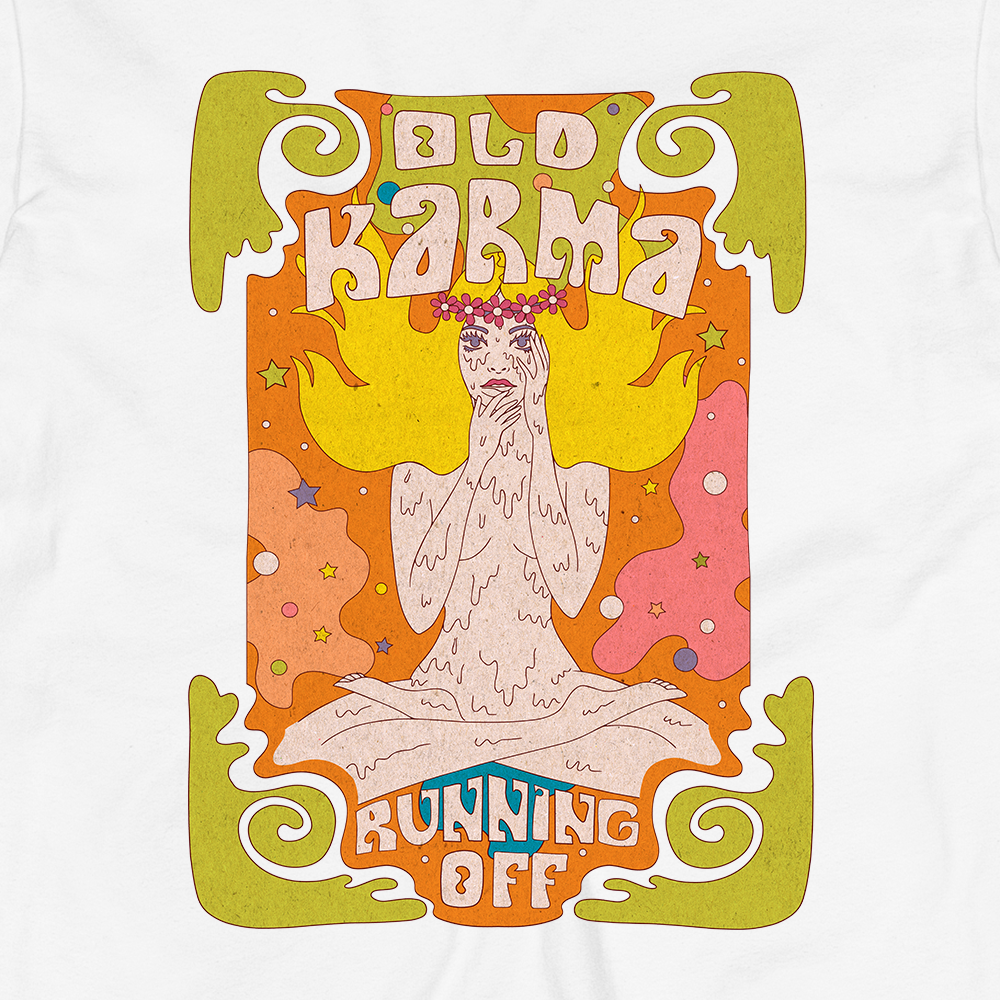 Old Karma Running Off Premium Graphic Tee