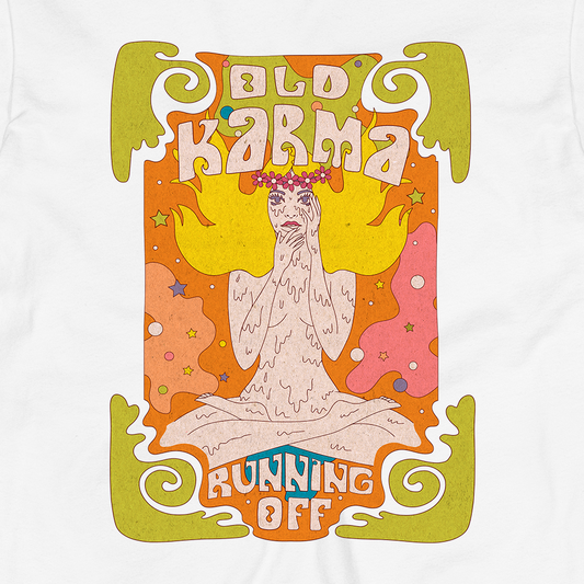 Old Karma Running Off Premium Graphic Tee