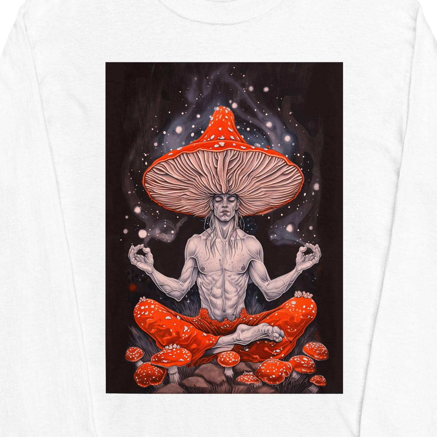 Man Of Mycology Graphic Long Sleeve Tee