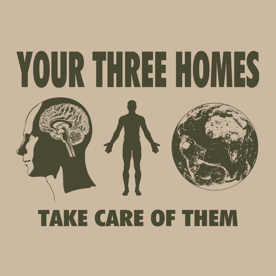 Your Three Homes  Graphic Long Sleeve Tee