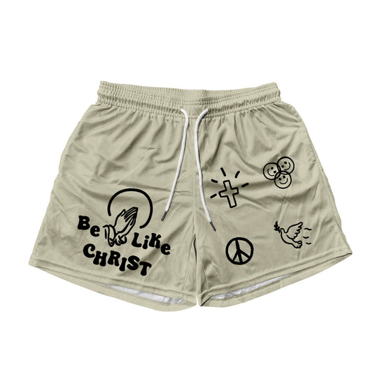 Be Like Christ All Over Print Men's Mesh Shorts