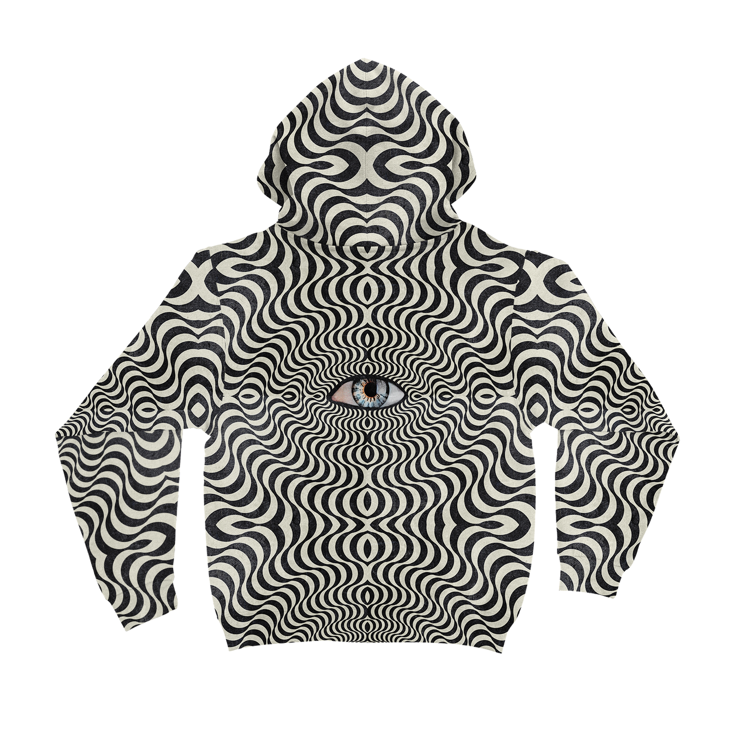 Hypnotic Eye All Over Print Mask Hoodie