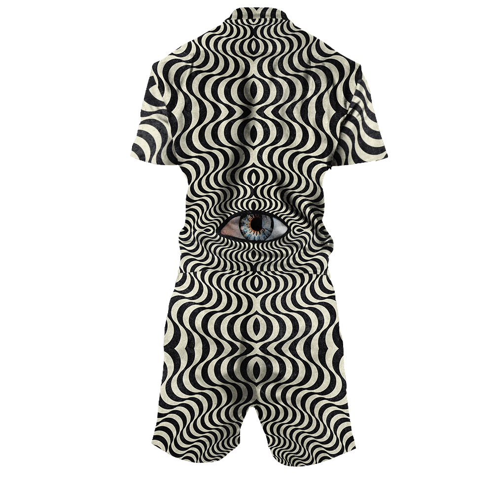 Hypnotic Eye All Over Print Romper