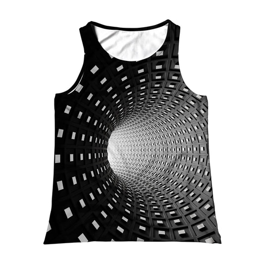 Optical Illusion All Over Print Unisex Tank Top