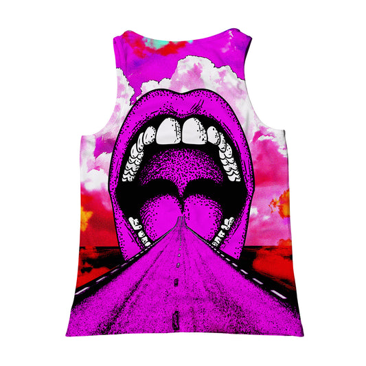 Into My Mouth All Over Print Unisex Tank Top