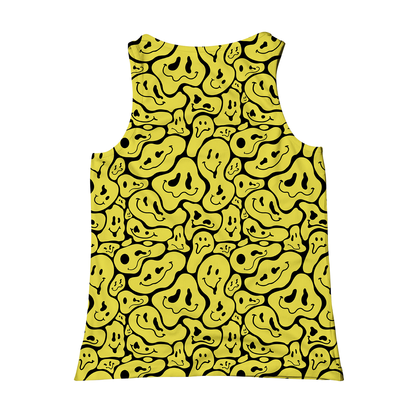 Trippy Smiley Faces All Over Print Unisex Tank Top